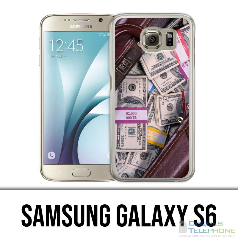 Samsung Galaxy S6 Hülle - Dollars Bag