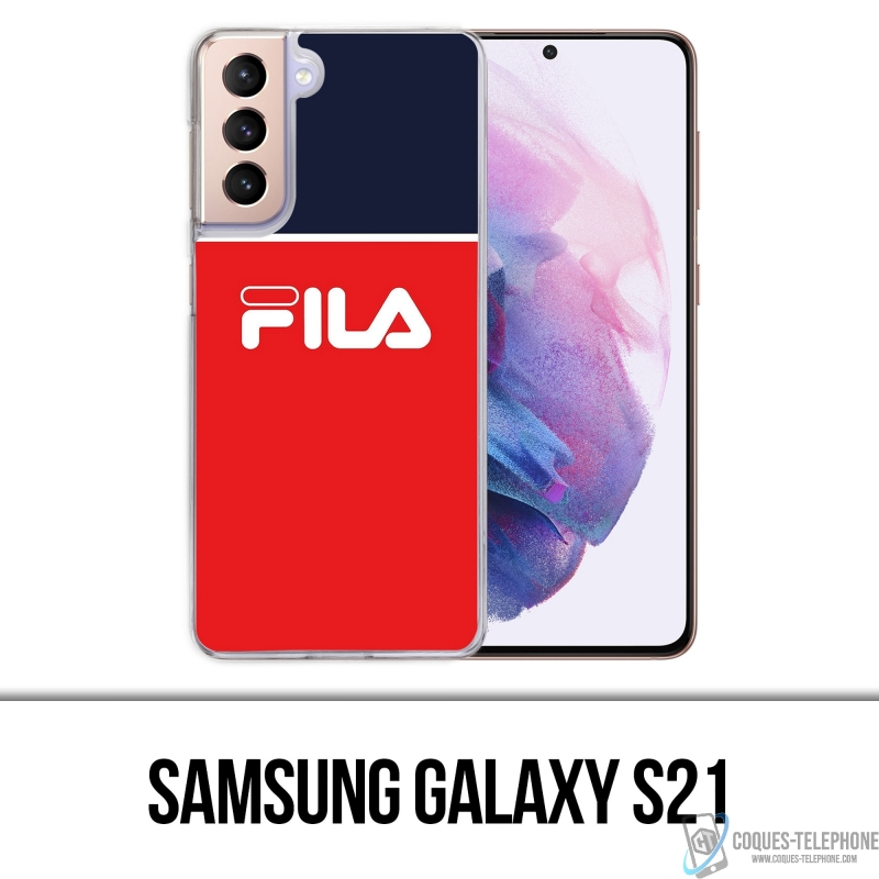 Custodia per Samsung Galaxy S21 - Fila Blu Rosso