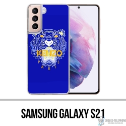 Samsung Galaxy S21 case - Kenzo Blue Tiger