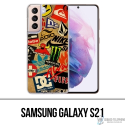 Samsung Galaxy S21 Case - Vintage Skate Logo