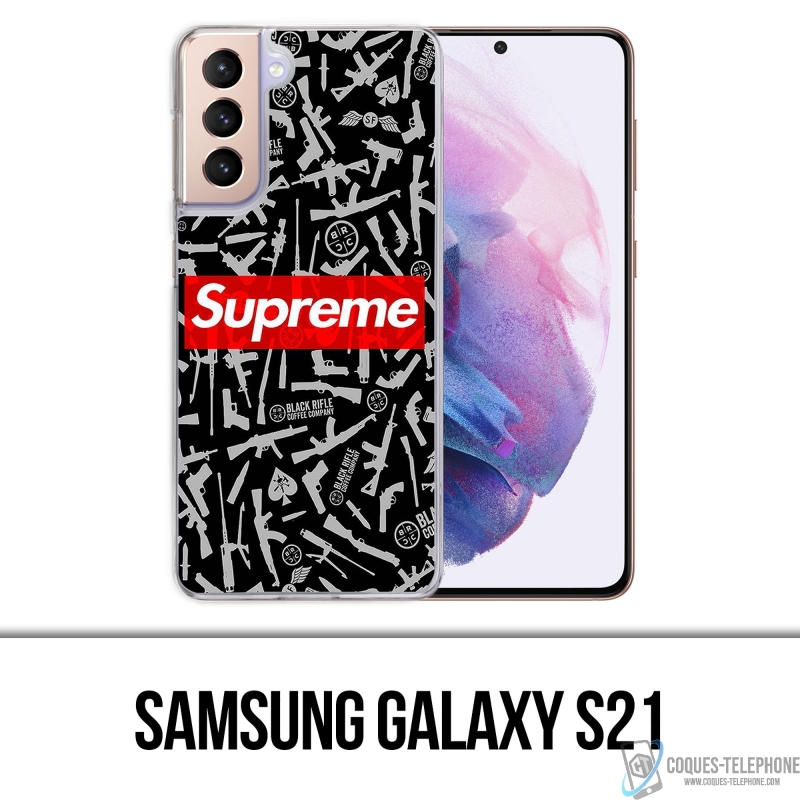 Coque Samsung Galaxy S21 - Supreme Black Rifle
