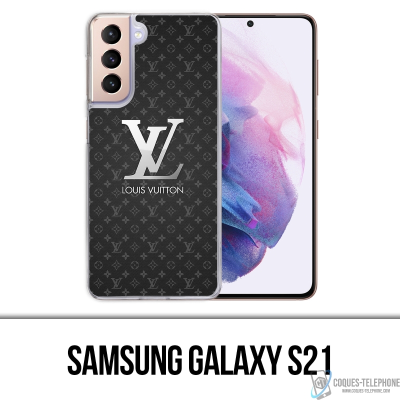 Classic Black Louis Vuitton X Supreme Samsung Galaxy S21 Plus Case