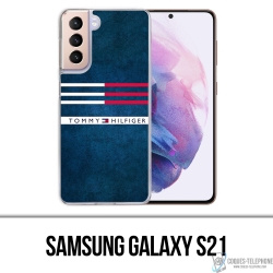 Coque Samsung Galaxy S21 - Tommy Hilfiger Bandes