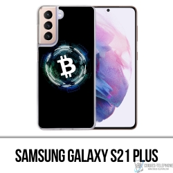 Custodia per Samsung Galaxy S21 Plus - Logo Bitcoin
