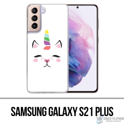 Samsung Galaxy S21 Plus case - Gato Unicornio
