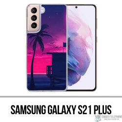 Samsung Galaxy S21 Plus Case - Miami Beach Purple