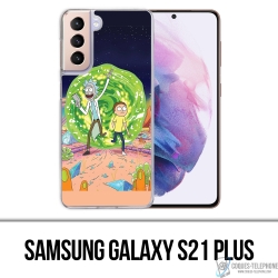 Funda Samsung Galaxy S21 Plus - Rick y Morty