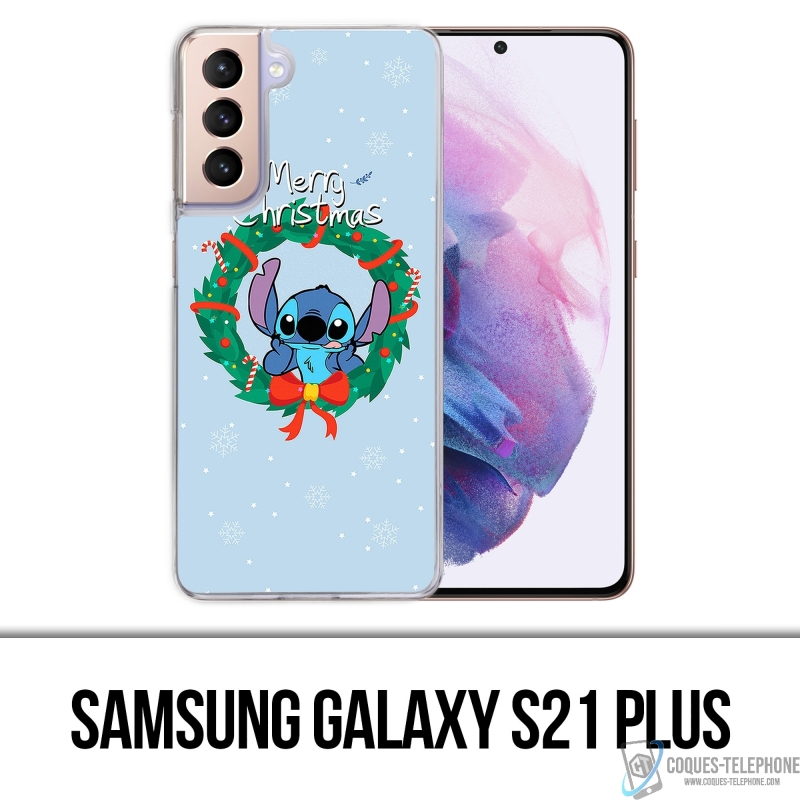 Coque Samsung Galaxy S21 Plus - Stitch Merry Christmas