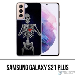 Coque Samsung Galaxy S21 Plus - Coeur Squelette