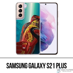Funda Samsung Galaxy S21 Plus - Velocidad de Cars de Disney