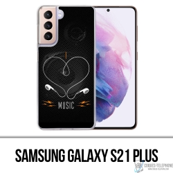 Coque Samsung Galaxy S21 Plus - I Love Music