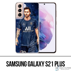 Cover Samsung Galaxy S21 Plus - Messi PSG Paris Splash