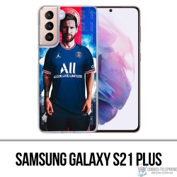 Coque Samsung Galaxy S21 Plus - Messi PSG