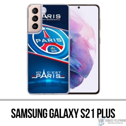 Coque Samsung Galaxy S21 Plus - PSG Ici Cest Paris