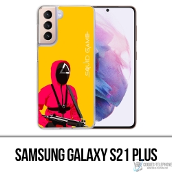 Cover Samsung Galaxy S21 Plus - Squid Game Soldier Cartoon