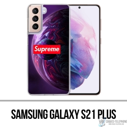 Coque Samsung Galaxy S21 Plus - Supreme Planete Violet