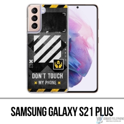 Custodia per Samsung Galaxy S21 Plus - Bianco sporco con telefono touch incluso