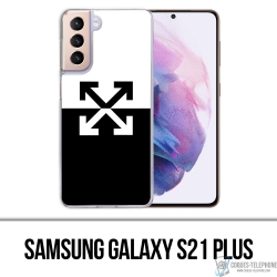 Custodia per Samsung Galaxy S21 Plus - Logo bianco sporco