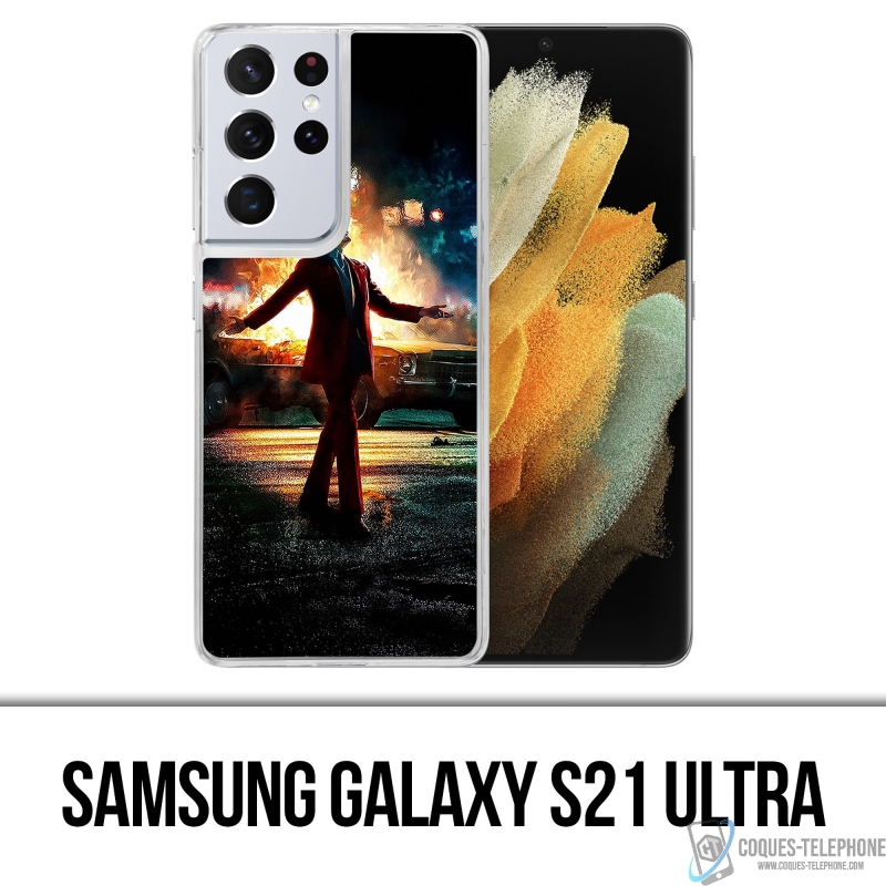 Samsung Galaxy S21 Ultra Case - Joker Batman On Fire