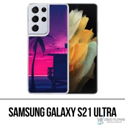 Samsung Galaxy S21 Ultra Case - Miami Beach Lila
