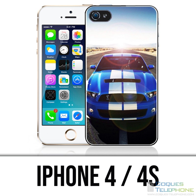 Coque iPhone 4 / 4S - Ford Mustang Shelby