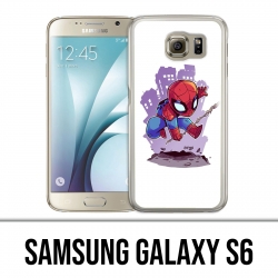Samsung Galaxy S6 Hülle - Cartoon Spiderman
