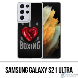 Samsung Galaxy S21 Ultra case - I Love Boxing