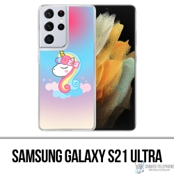 Custodia per Samsung Galaxy S21 Ultra - Unicorno nuvola