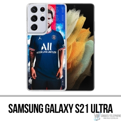 Coque Samsung Galaxy S21 Ultra - Messi PSG