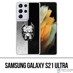 Coque Samsung Galaxy S21 Ultra - Pitbull Art