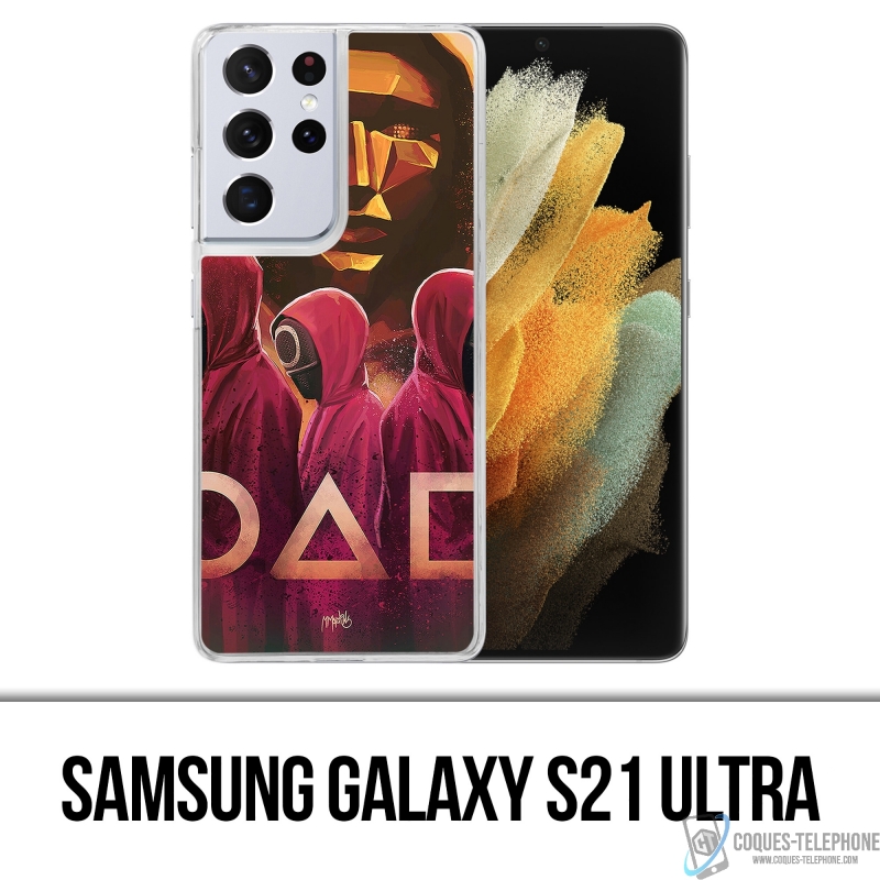 Samsung Galaxy S21 Ultra Case - Squid Game Fanart