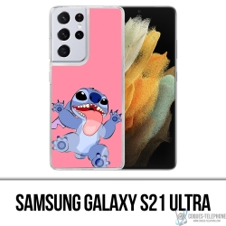 Coque Samsung Galaxy S21 Ultra - Stitch Langue