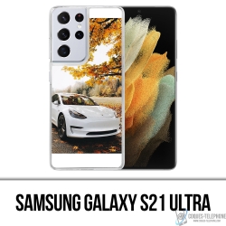 Samsung Galaxy S21 Ultra Case - Tesla Autumn