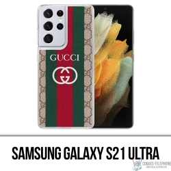 Custodia Samsung Galaxy S21 Ultra - Gucci Ricamato