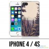 IPhone 4 / 4S Hülle - Forest Pine