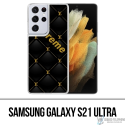 Coque Samsung Galaxy S21 Ultra - Supreme Vuitton