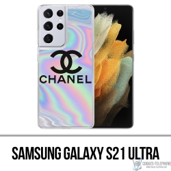 Custodia Samsung Galaxy S21 Ultra - Olografica Chanel