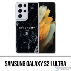 Coque Samsung Galaxy S21 Ultra - Givenchy Marbre Noir