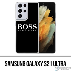 Coque Samsung Galaxy S21 Ultra - Hugo Boss Noir