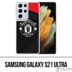 Custodia per Samsung Galaxy S21 Ultra - Logo moderno Manchester United