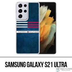 Coque Samsung Galaxy S21 Ultra - Tommy Hilfiger Bandes