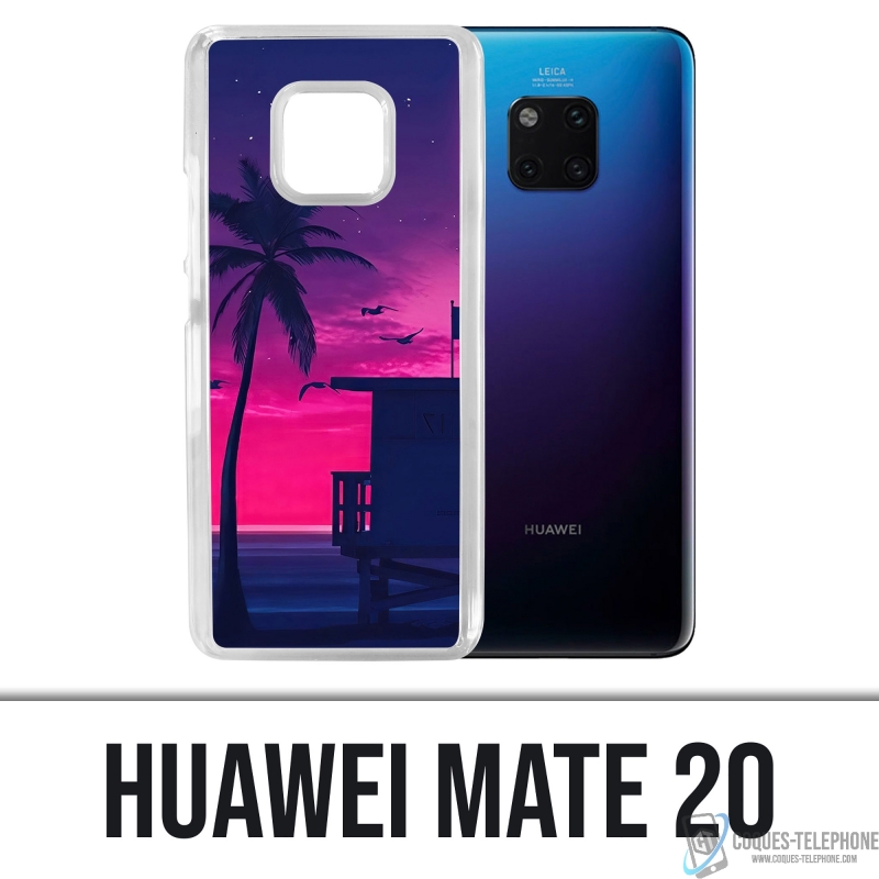 Carcasa para Huawei Mate 20 - Miami Beach Morado