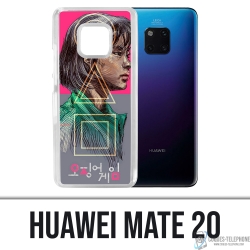 Funda Huawei Mate 20 - Chica Fanart de Squid Game