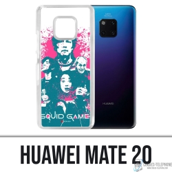Coque Huawei Mate 20 - Squid Game Personnages Splash