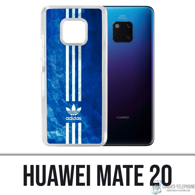 Huawei Mate 20 Case - Adidas Blaue Streifen