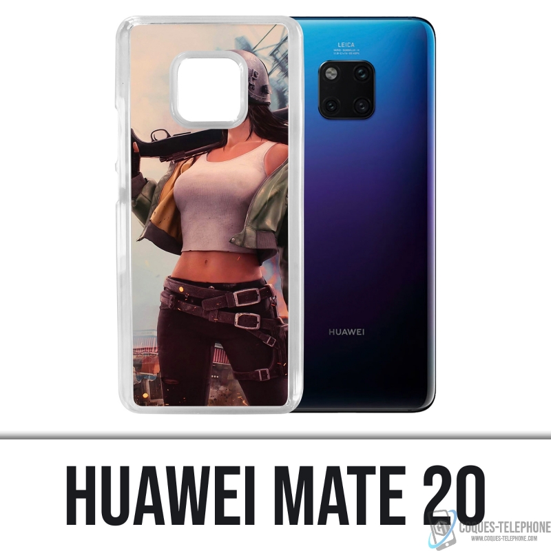 Huawei Mate 20 case - PUBG Girl