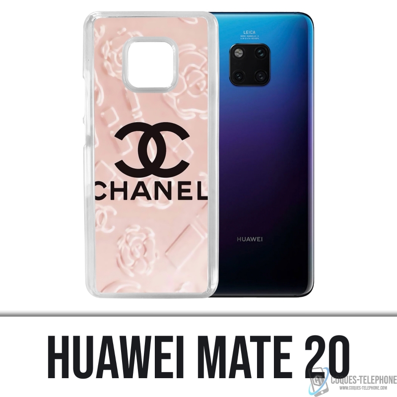 Funda Huawei Mate 20 - Fondo Chanel Rosa