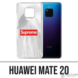 Coque Huawei Mate 20 - Supreme Montagne Blanche