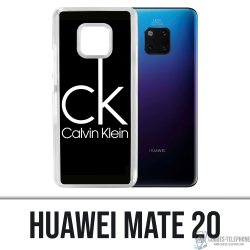 Coque Huawei Mate 20 - Calvin Klein Logo Noir
