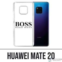 Huawei Mate 20 Case - Hugo Boss White